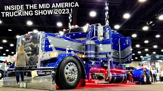 MID AMERICA TRUCKING SHOW 2023 !! INDOOR SHOW TRUCK , CLASSIC TRUCKS AND MUCH MORE !!