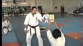 Kyokushin Karate Azerbaycan / Tameshiwari 10 bricks Sensei Aziz Ashrafov.