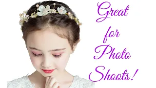 Enchanting Elegance: Imitation Pearl Bridal Headband for Girls!