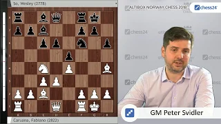 Caruana-So, Svidler's Norway Chess 2018 Game of the Day