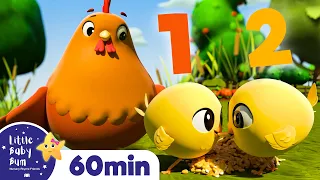 Learn Numbers 1 - 10 with Animals! | +More Nursery Rhymes and Kids Songs | Lellobee