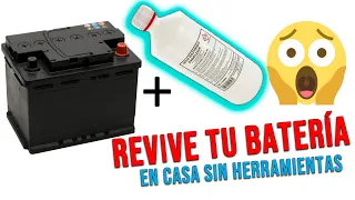 Cómo Reparar la batería de carro en 2 MINUTOS (En Casa Y sin Herramientas)