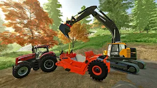 FS22 - Map Waldstetten 012 🇩🇪🚛🚧 - Forestry, Farming and Construction - 4K