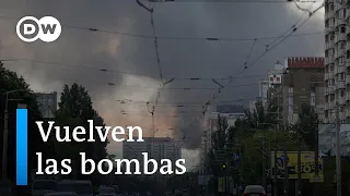 Kiev amanece bajo bombardeos y Putin amenaza con más ataques