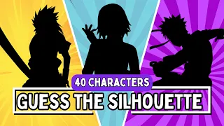 NARUTO QUZ - Guess The 40 Naruto Characters From Their Silhouettes? 2024 Anime Quiz