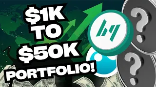 How I Would $1,000 Turn into $50K in 2024 (HIGH RISK PORTFOLIO + Strategy)