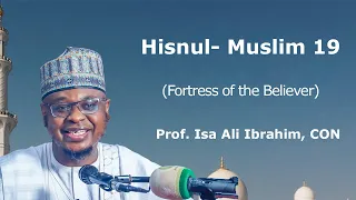 Hisnul- Muslim 19 | Hausa | Prof. Isa Ali Ibrahim, CON