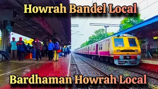 Bardhaman Howrah Local At Bhadreswar Station #localtrain #trainjourney #indianrailway #train