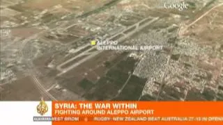 Rebels fight for strategic control of Aleppo airport