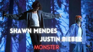 Justin Bieber - Shawn Mendes _ Monster (Live at AMAs 2020)