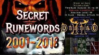 Secret Runewords From 2001 - Diablo 2
