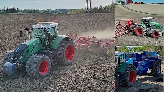 Fendt 939 with Väderstad spirit 800c, swift 560 & bunning spreader