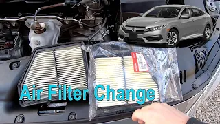 2016-2022 Honda Civic 2.0 Air Filter Replacement
