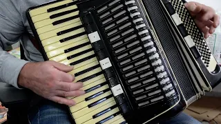 Rare Old/Vintage Antique German Made Top Accordion Weltmeister 120 bass,16 reg.+Original Case&Straps