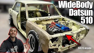 Rebuilding a Metal “Widebody” SR20 swapped Datsun 510 (Part 1/2)