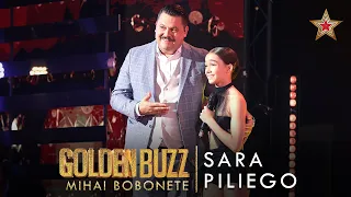 Românii au Talent 2023: Sara Piliego, Golden Buzzul lui Mihai Bobonete