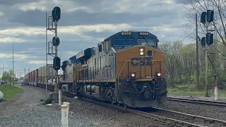 CSX eastbound mixed freight train Marion Ohio. ￼