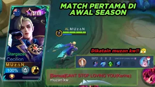 MATCH PERTAMA DI AWAL SEASON!! MALAH DIKATAIN MUZAN KW! AUTO KITA KASIH PAHAM GESSS- MOBILE LEGENDS