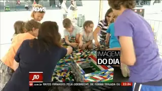 Maior Torre De Lego Do Mundo É Construída Na Itália