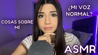 ASMR ESPAÑOL / 20 COSAS SOBRE MÍ /.EN VOZ NORMAL / CONÓCEME un poco MÁS