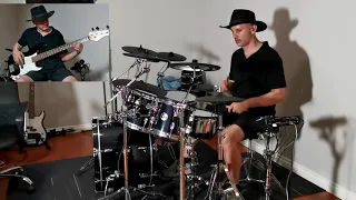 Drums and Bass Cover: "Islands in the Stream"  Dolly Parton & Kenny Rogers