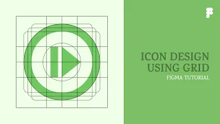 Icon Design using Grid in Figma - Figma Tutorial