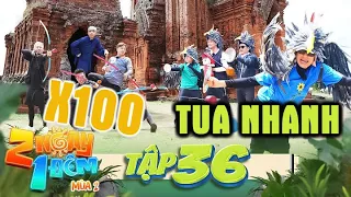 2 Ngày 1 Đêm Mùa 2 | Tập 36: B Ray bị Dương Lâm, BigDaddy hoá nàng tiên cá mắc cạn | Tua Nhanh X100