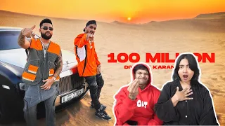 REACTING TO 100 Million - DIVINE, Karan Aujla