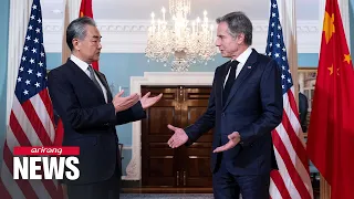 Blinken meets Wang in Washington ahead of possible Biden, Xi summit next month