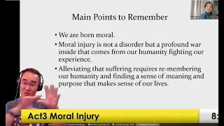 The Guilt/Control/Anxiety loop vs MORAL INJURY as the core wound | 9/22/22