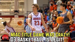 D3 Conference Title Game Was Wild! St. John's And Macalester Go At It!