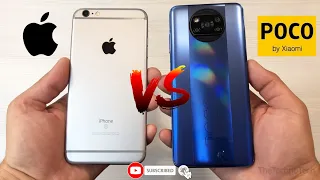 iPhone 6s plus vs Poco X3 pro | Speed Test, Camera comparison