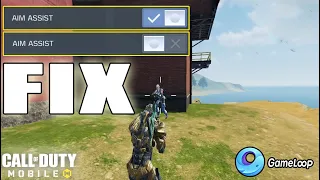 FIX AIM ASSIST NOT WORKING IN GAMELOOP EMULATOR  | CALL OF DUTY MOBILE