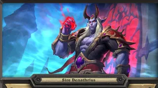 Hearthstone - New Hero Sire Denathrius Emotes and Animations - Murder at Castle Nathria