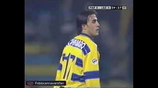 Parma Lazio 17/1/1999. Fabio Cannavaro