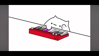 Кот играет на пианино 🎹