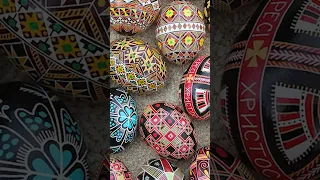 La Pysanka es importante en la cultura ucraniana #ucrania #pysanka #cultura #huevosdepascua