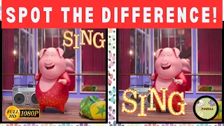 【Spot the Difference for Kids】Find 3 differences in 60 seconds | Kids Movie | Pawzle#64 #SINGMOVIE