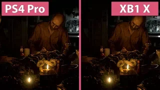 [4K] Resident Evil 7 – PS4 Pro vs. Xbox One X Enhanced Patch Frame Rate Test & Graphics Comparison