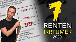 Vorsicht: 7 Rentenirrtümer 2023 😳 Rentenhöhe, Steuern & Co.
