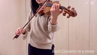 [스즈키 7권] 가단조 협주곡 1악장 [Suzuki book7] Bach Concerto in a minor 1st Mvt.