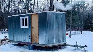 Tiny Off Grid Cabin: Preparing For -40F Severe Weather