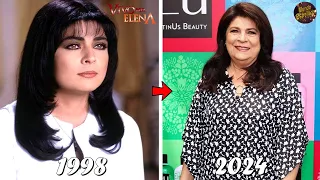 Así lucen los Actores de  "VIVO POR ELENA (1998)" en 2024 - Antes y Despues