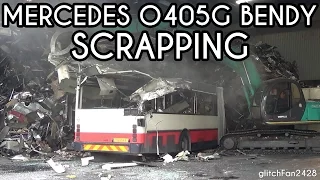 Scrapping a SMRT Bendy Bus - Mercedes Benz O405G