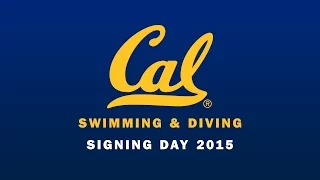 Cal Women's Swimming & Diving: Signing Day 2015