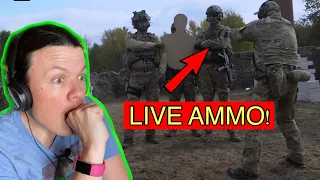 CRAZY Russian Special Forces Live Ammo Training! (US Soldier Reacts)