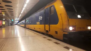 NS TRAXX departing schiphol with great sound!