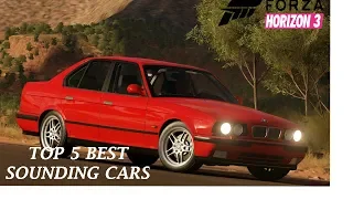 Forza horizon 3 top 5 best sounding cars 2018 XBOX ONE