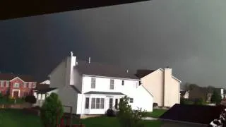 Tornado passes by