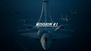 Ace Combat 7 Mission #1 (Hard With F35 Fighter)